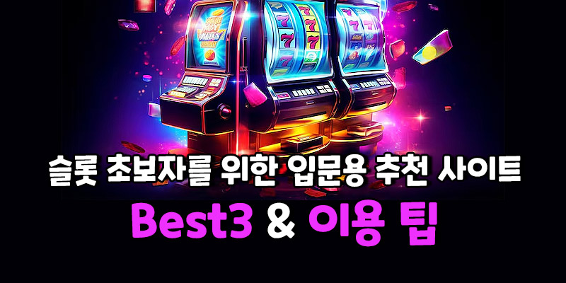 슬롯 초보자를 위한 입문용 추천 사이트